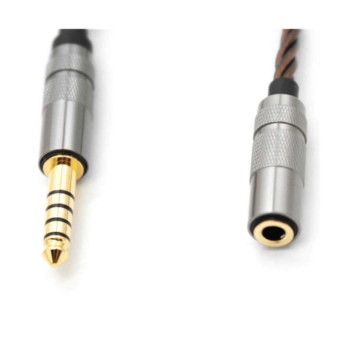 HIFI 4.4MM Balanced Headphone Adapter Audio Cable 4.4 XLR 4 Pin Male to Female Angle