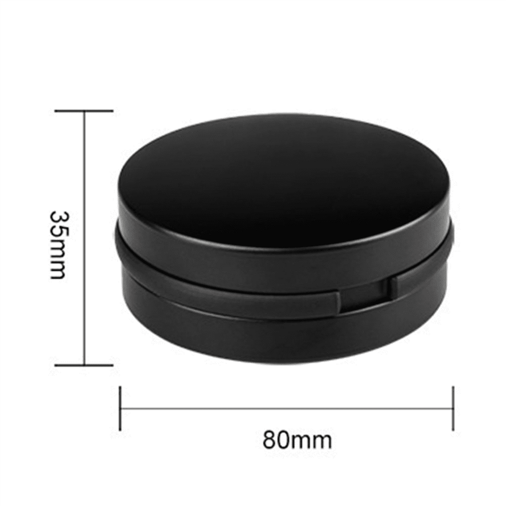 2X Metal Earphone Box Mini Portable Drop-Proof Waterproof and Pressure- Aluminum Alloy Headphone Storage Box