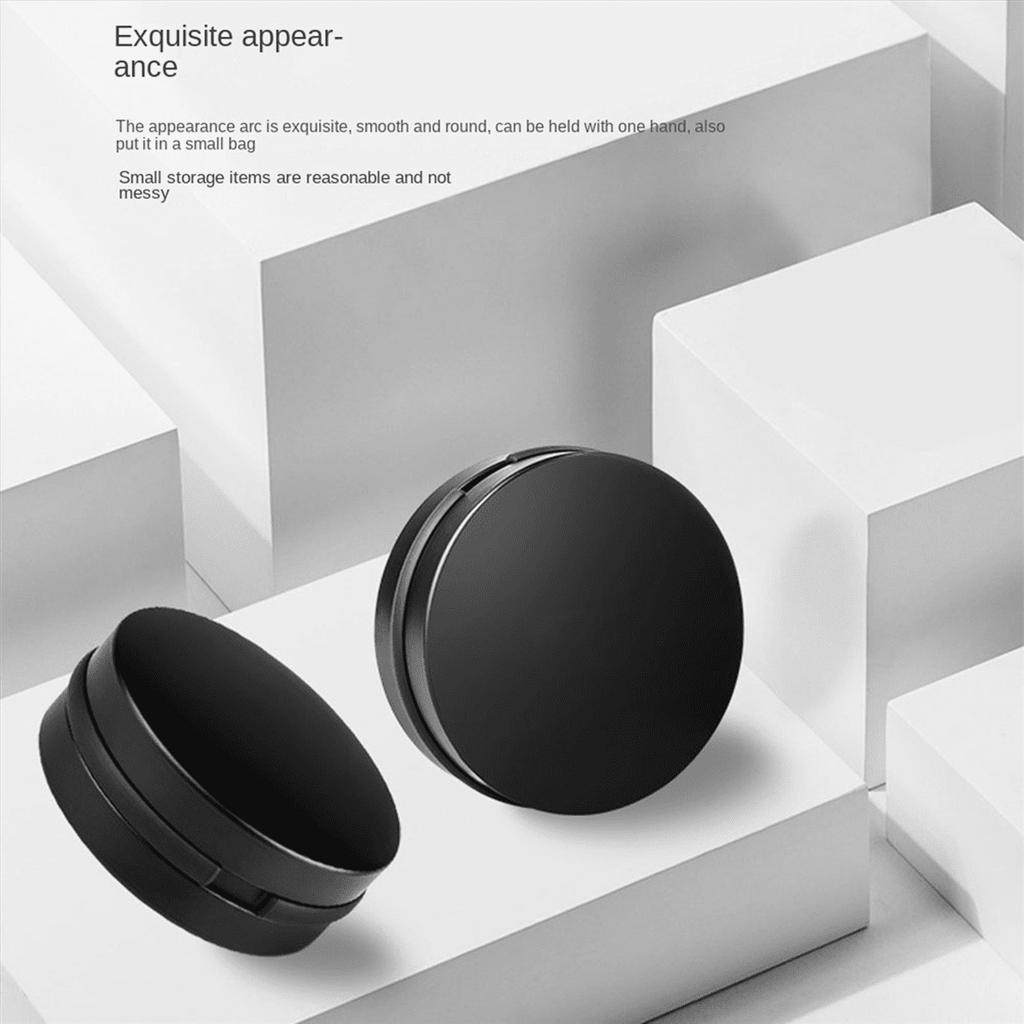 2X Metal Earphone Box Mini Portable Drop-Proof Waterproof and Pressure- Aluminum Alloy Headphone Storage Box