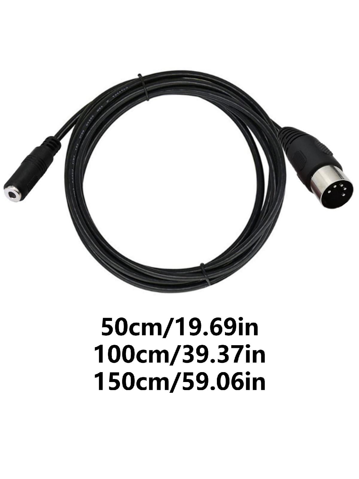 Professional 3.5mm Female to DIN 5 Pin Male Cable Sound Adapter Cable for Headphone Sound Card Equipment Accessories