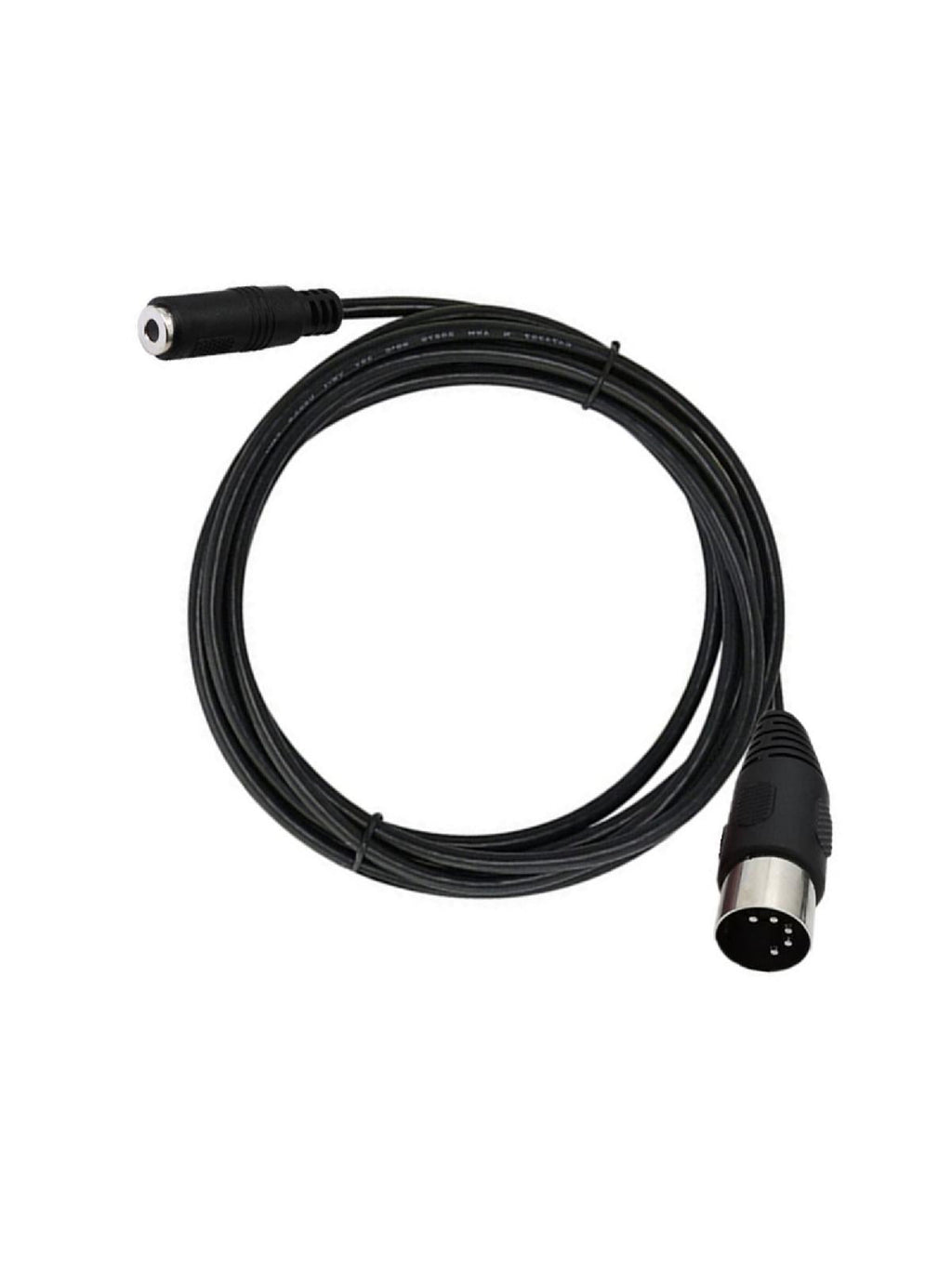 Professional 3.5mm Female to DIN 5 Pin Male Cable Sound Adapter Cable for Headphone Sound Card Equipment Accessories