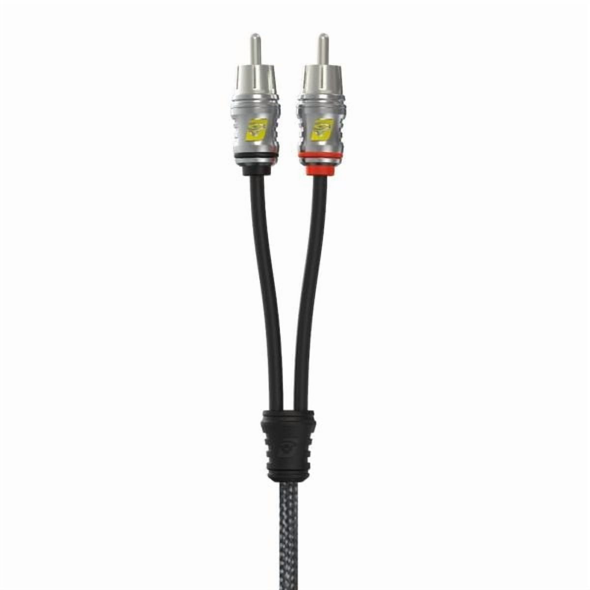 12Ft 2-Channel STROKER Series RCA Cable - RS12