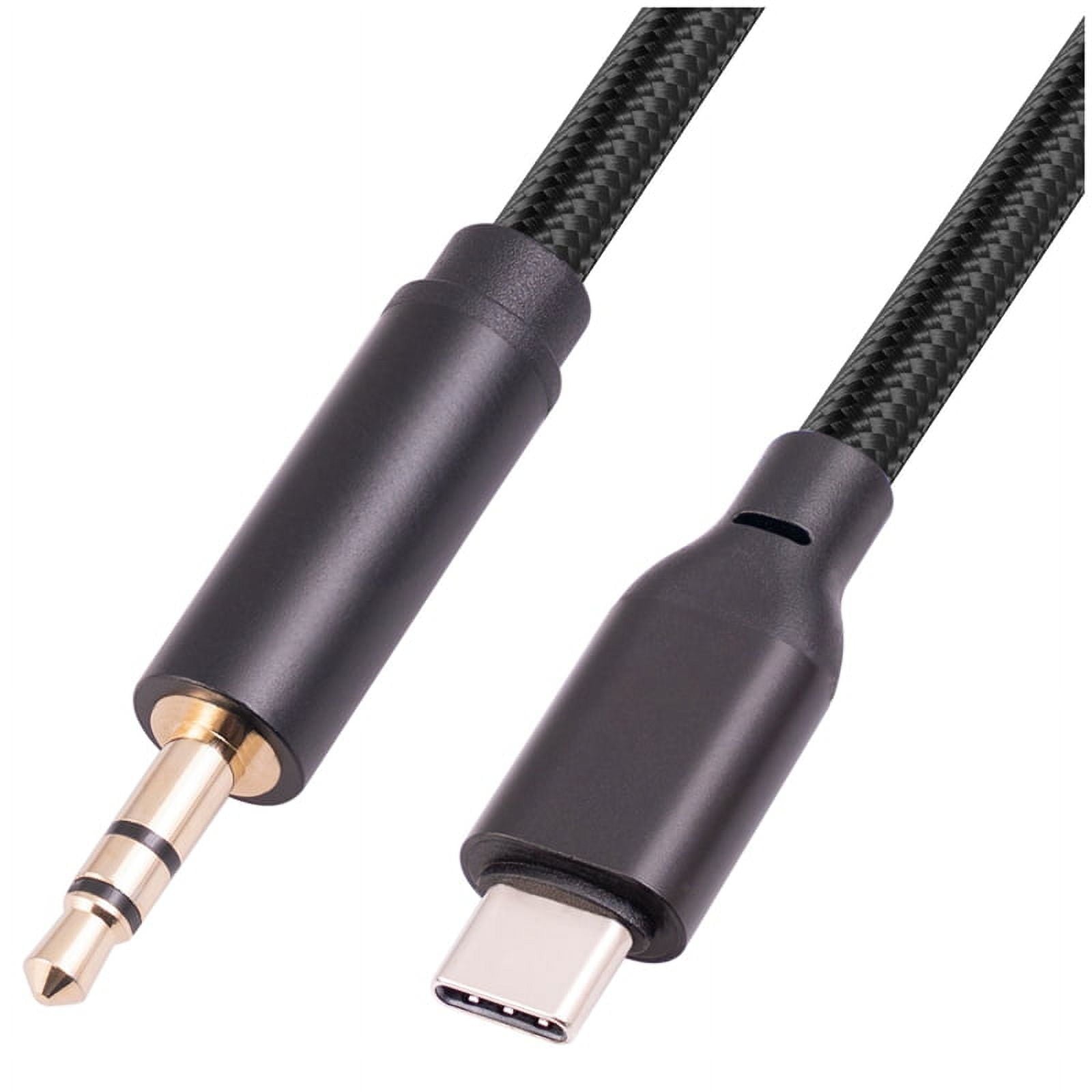 USB C to 3.5mm Audio Aux Cable Speaker and Headphone 3.5 mm Aux Audio Cable USB Type C to 3.5mm Headphone Stereo Cord 2M