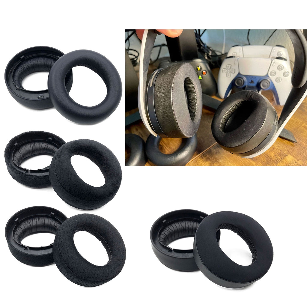 Ear Pads Sponge Cushion Replacement Elastic Cushion Earmuffs for 3D Headphone (1Pair)
