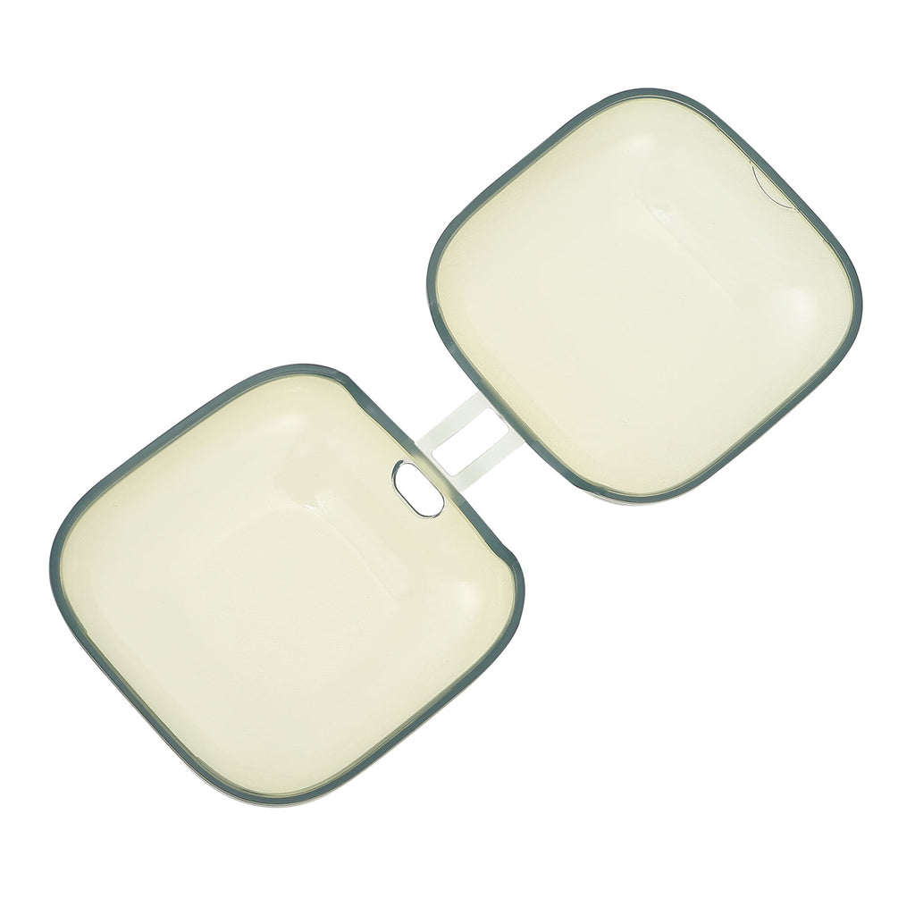 3-Piece Transparent Protective Case for Portable Headphones and Earphones Shell Cover