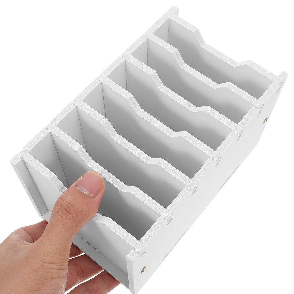 Cellphone Holder for Classroom Headphones Hub Nut Rack White
