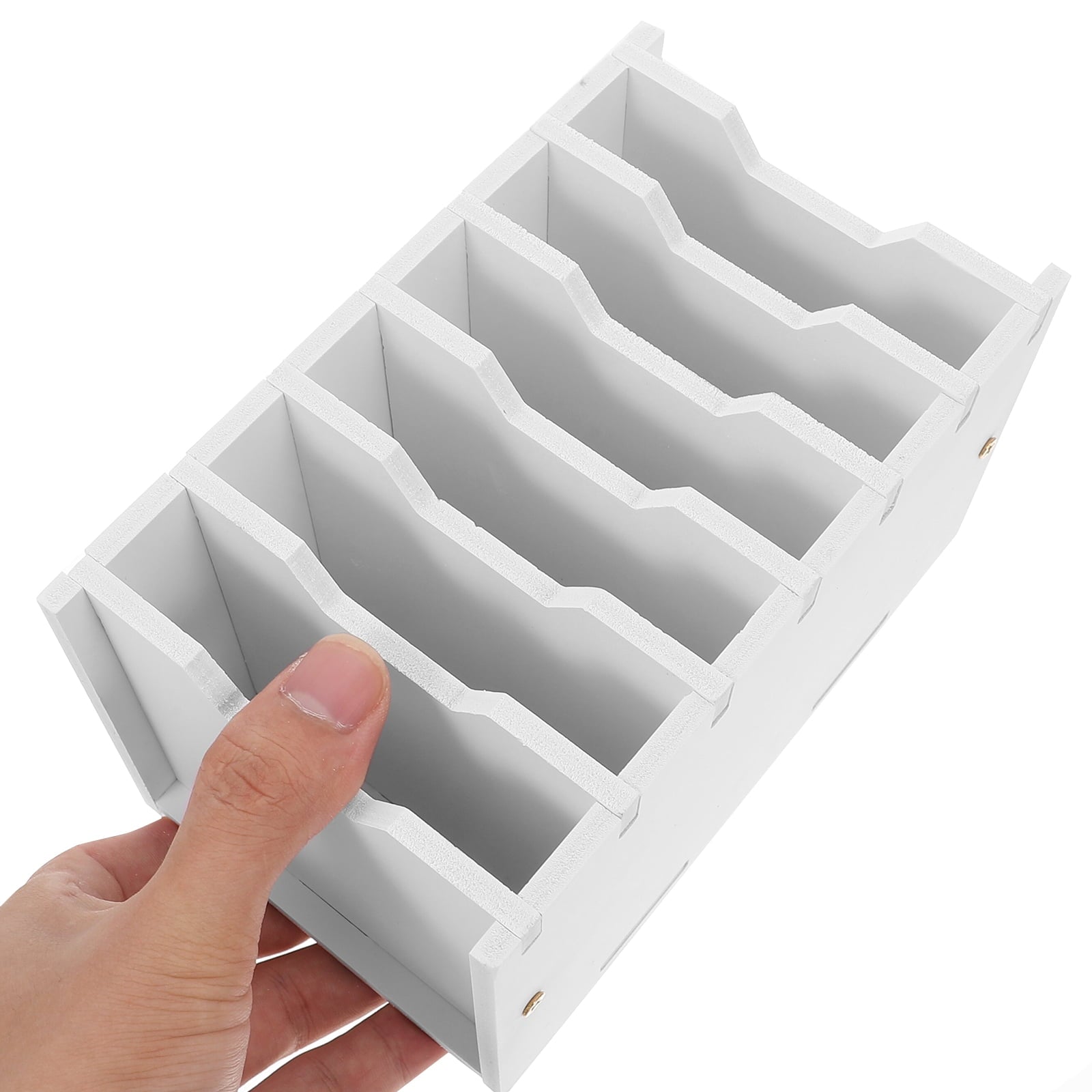 Cellphone Holder for Classroom Headphones Hub Nut Rack White