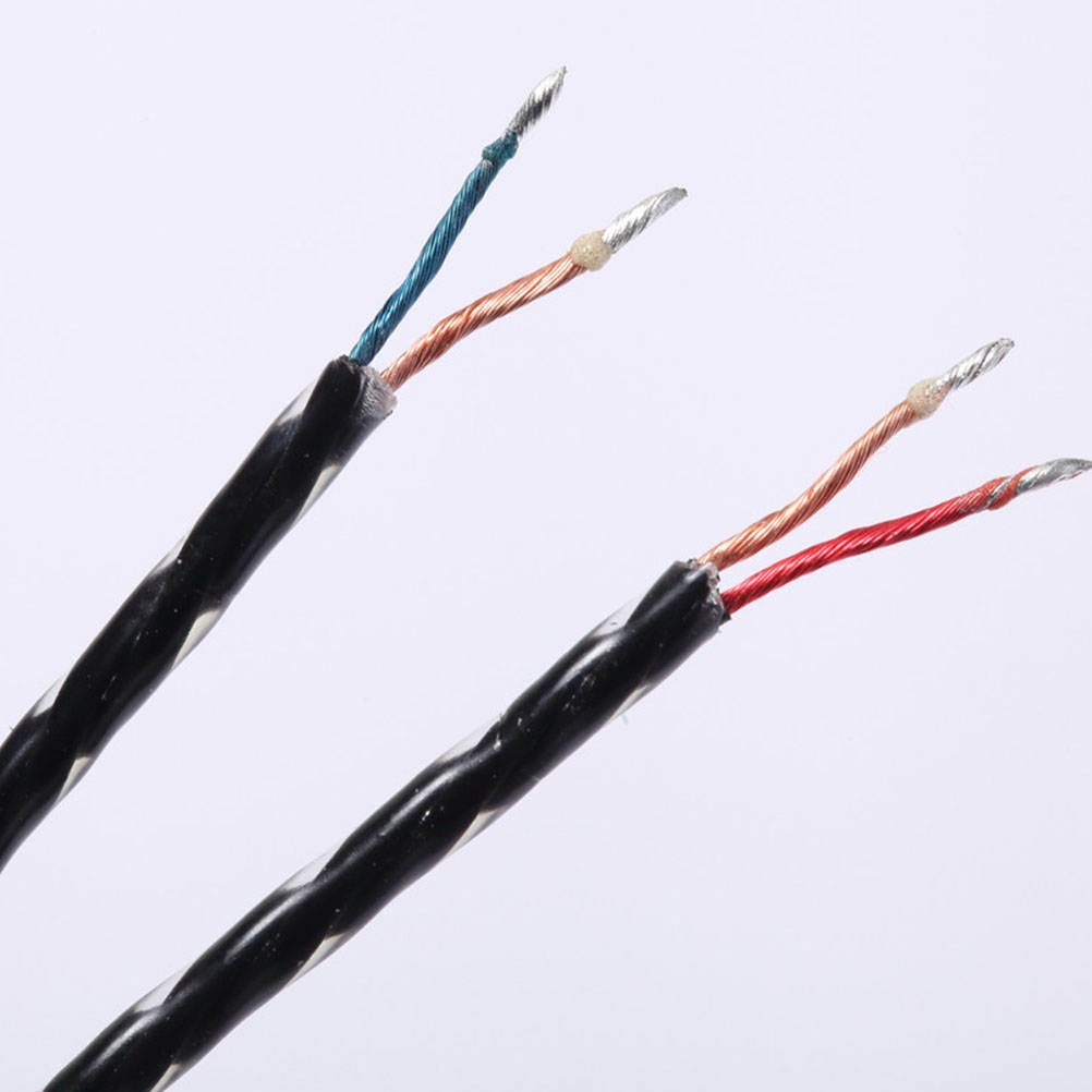 1pc 1.2M DIY Earphone Repair Wire LC OFC Anoxic Copper Wire Bend Head for Earphone Use Black