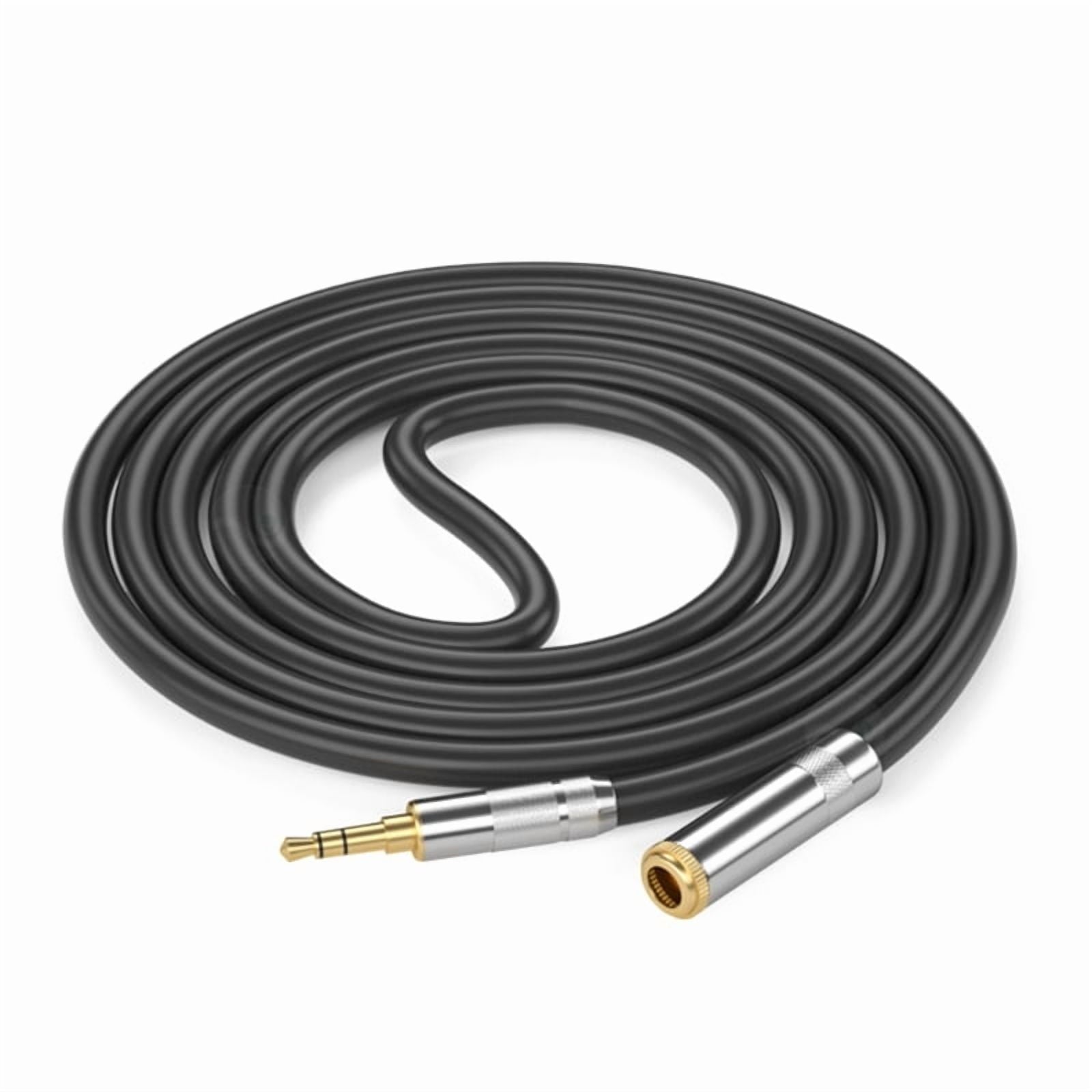 50cm-10m 3.5mm Male to Female Stereo Audio Cord Extension Cable Microphones Aux Wire Line for Smartphones and Tablets