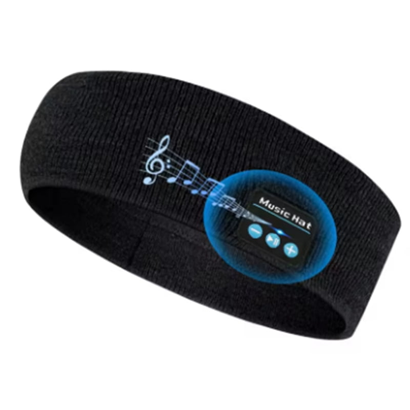 Wireless Bluetooth-Compatible Headphone Sleeping Headband Headphones Head Scarf Thin Comfortable Music Earbuds