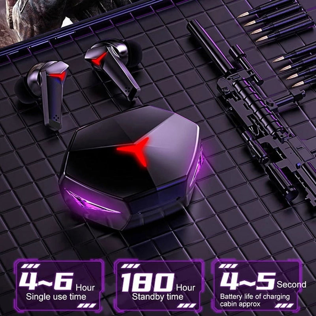 T33 Tws Gaming Headsets Wireless Earphones Low Latency Sound Quality Noise Cancellation Bluetooth-compatible 5.2 Headphones - Earphones &amp;amp; Headphones