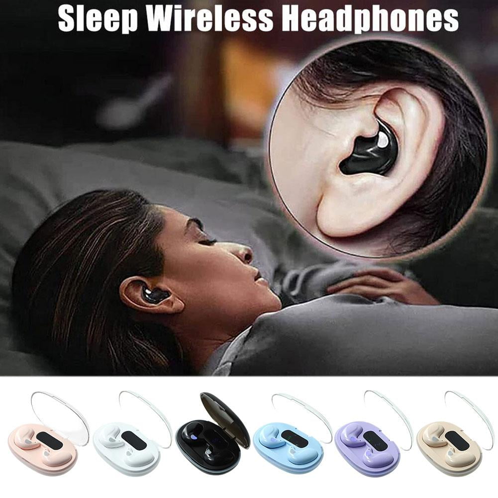 Invisible Sleep Wireless Earphone IPX5 Waterproof, l Headphones 5.3 Contro K9K1