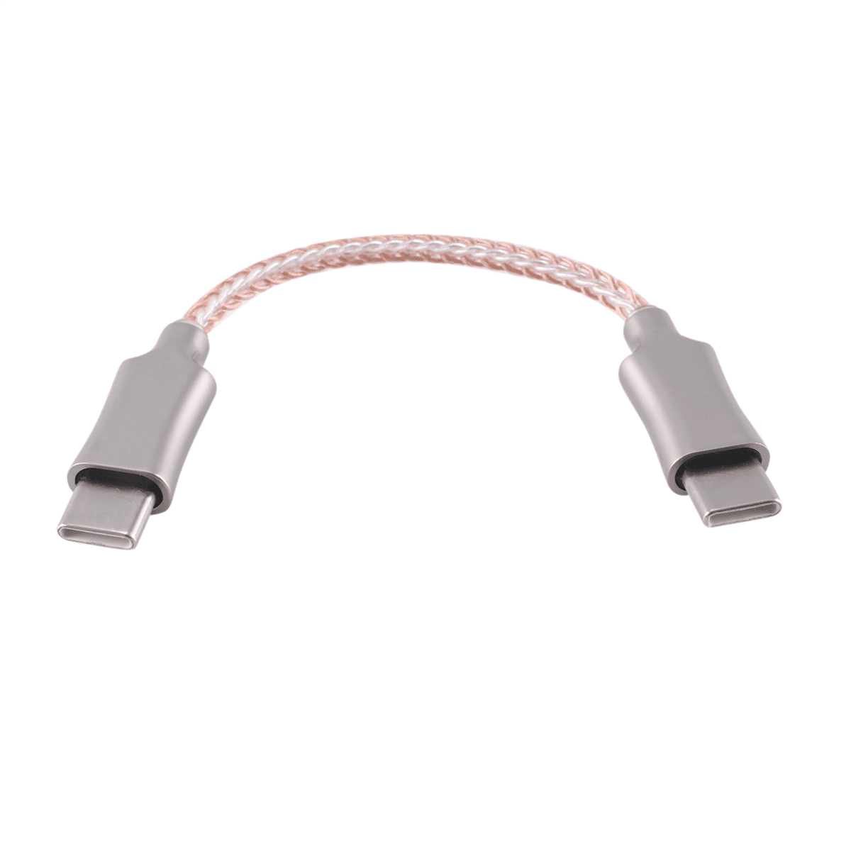 Portable Decoding Amp OTG Cable Type-C To Type-C Recording 8-Core Audio Cable for HiFi Headphone OTG Adapter