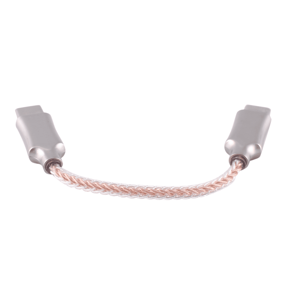 Portable Decoding Amp OTG Cable Type-C To Type-C Recording 8-Core Audio Cable for HiFi Headphone OTG Adapter