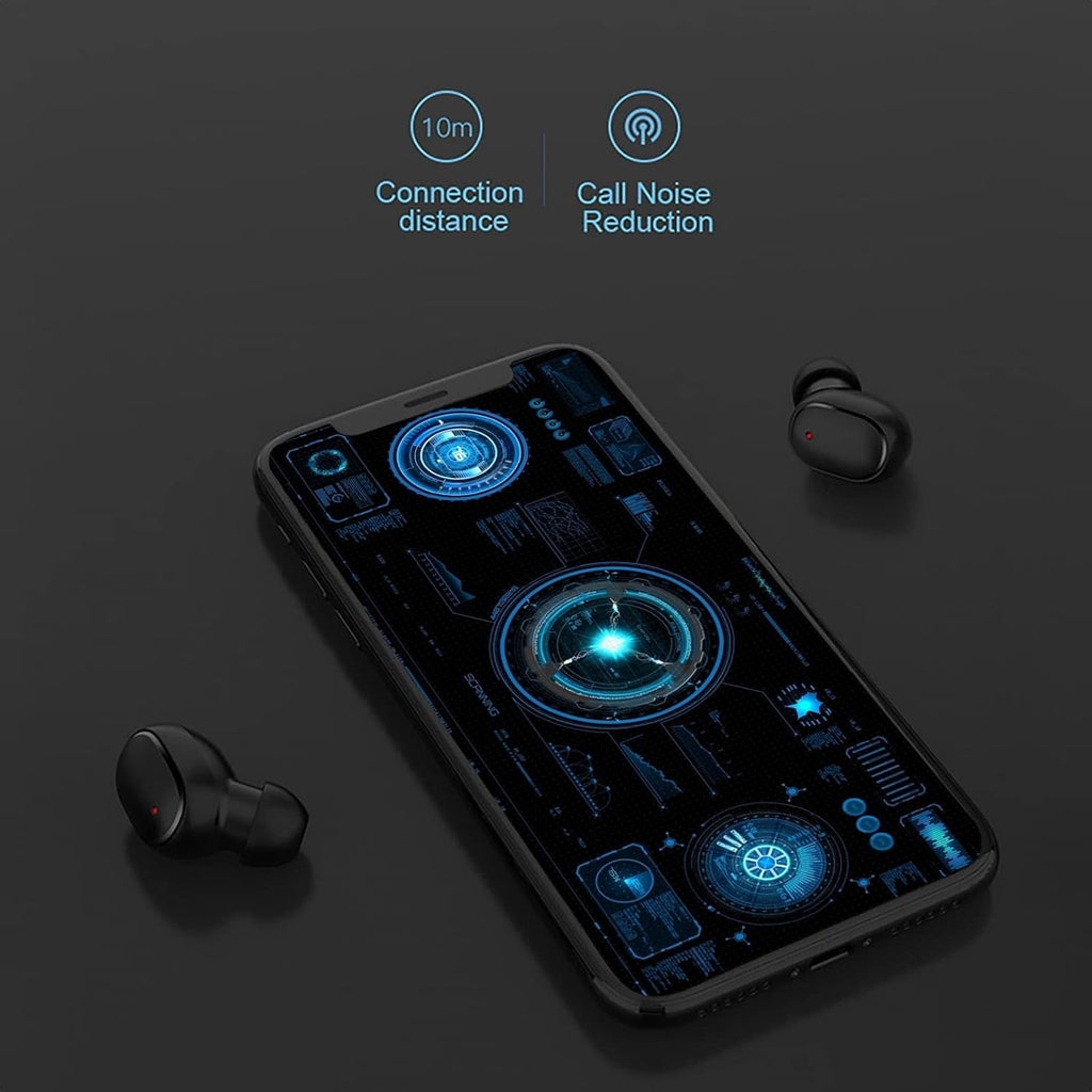 Mini Wireless Earbuds Bluetooth Headphones Noise Cancelling Wireless Ear Buds with Microphone for Small Ear Immersive Premium Sound with Charging Case Waterproof Sweat Resistant Earphones