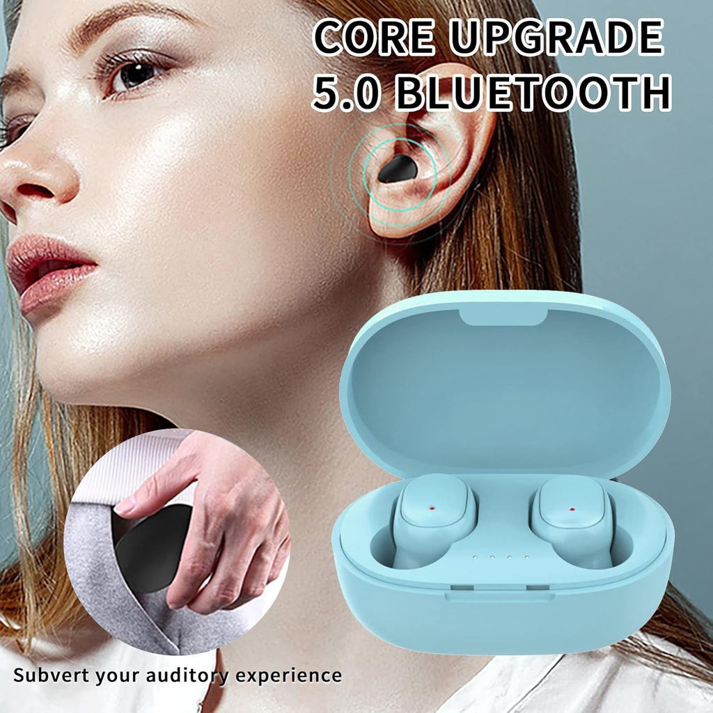 Mini Wireless Earbuds Bluetooth Headphones Noise Cancelling Wireless Ear Buds with Microphone for Small Ear Immersive Premium Sound with Charging Case Waterproof Sweat Resistant Earphones