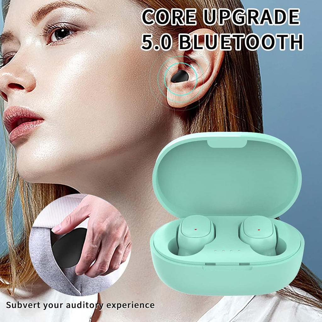 Mini Wireless Earbuds Bluetooth Headphones Noise Cancelling Wireless Ear Buds with Microphone for Small Ear Immersive Premium Sound with Charging Case Waterproof Sweat Resistant Earphones