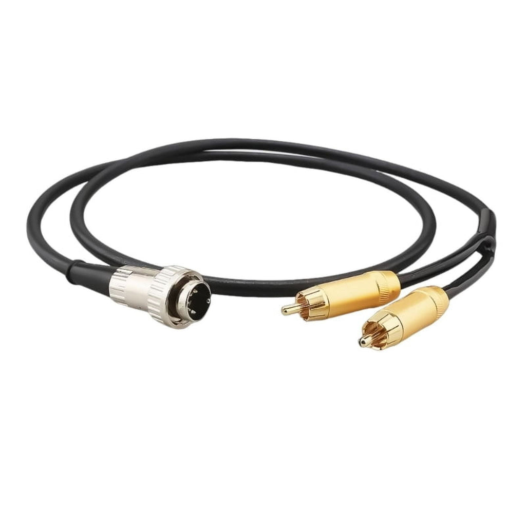 Quality Sound Cable 5Pin DIN to 2 Male Connectors DIN 5Pin to Adapter Cable for Enhances Stereo Connection