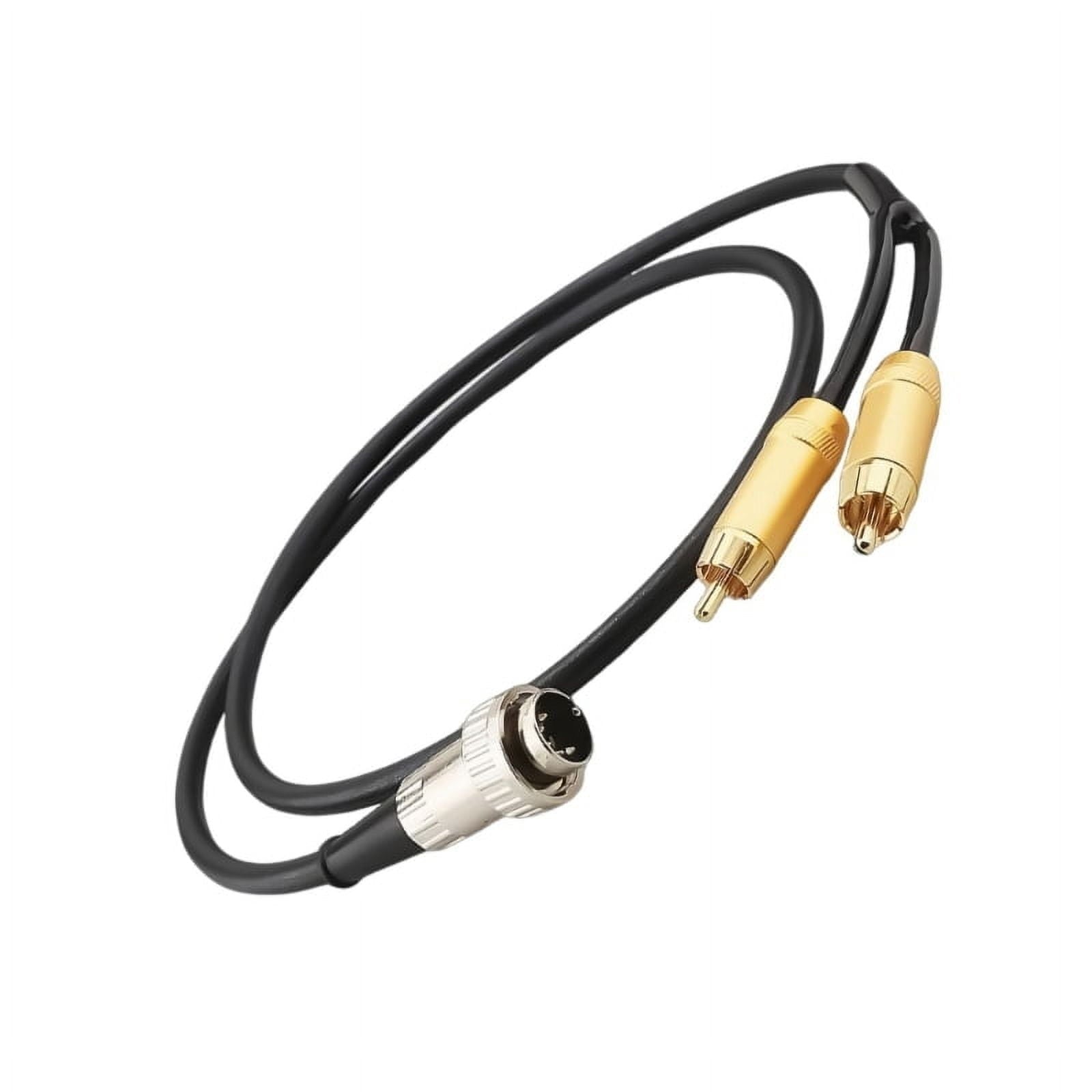 Quality Sound Cable 5Pin DIN to 2 Male Connectors DIN 5Pin to Adapter Cable for Enhances Stereo Connection