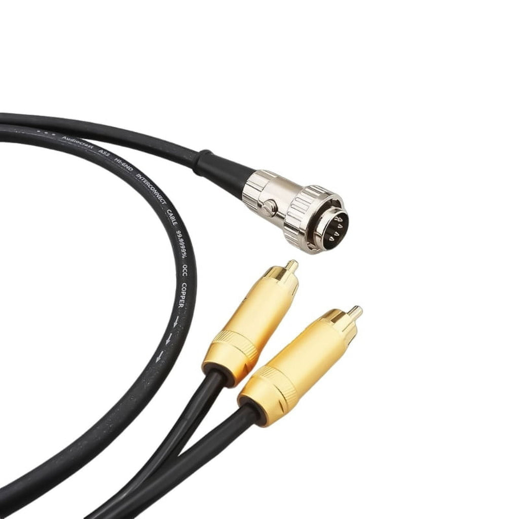 Quality Sound Cable 5Pin DIN to 2 Male Connectors DIN 5Pin to Adapter Cable for Enhances Stereo Connection
