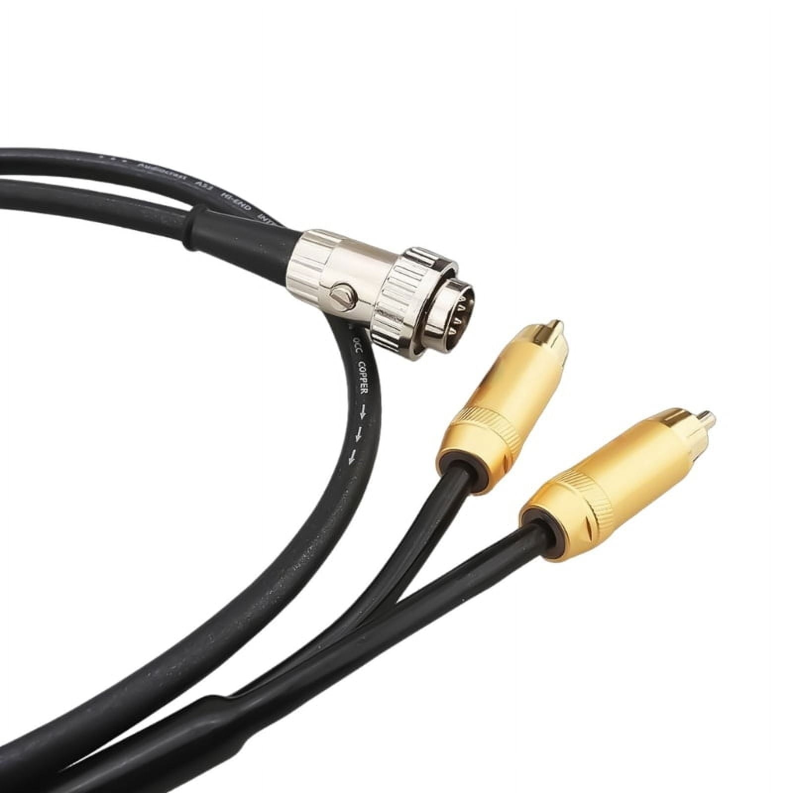 Quality Sound Cable 5Pin DIN to 2 Male Connectors DIN 5Pin to Adapter Cable for Enhances Stereo Connection