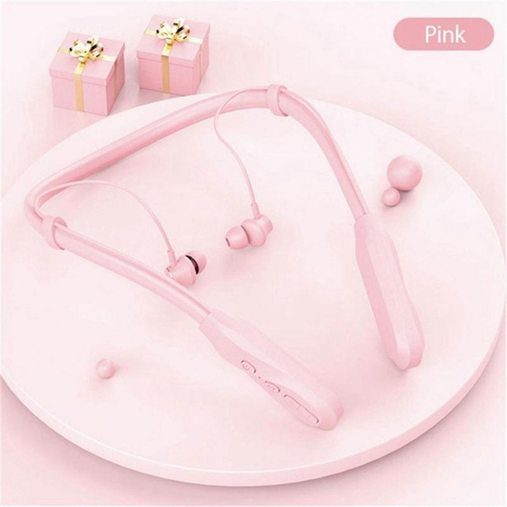 I35 Wireless Bluetooth Earphone 1000mAh Ultra Long Standby Continuity Universal Dual Sports Earphone, Pink