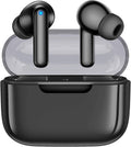 P3 Wireless Earbuds Bluetooth 5.3 Headphones, Deep Bass Stereo with Microphone Earphones in-Ear, Immersive Premium Sound Ear Buds for iPhone, Android-Black