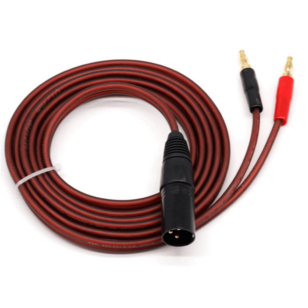 4X XLR to Banana Speaker Cable,XLR 3 Pin Female to Dual Banana Plugs Audio Cable, Gold-Plated 4mm Plug to XLR3 Pro HiFi
