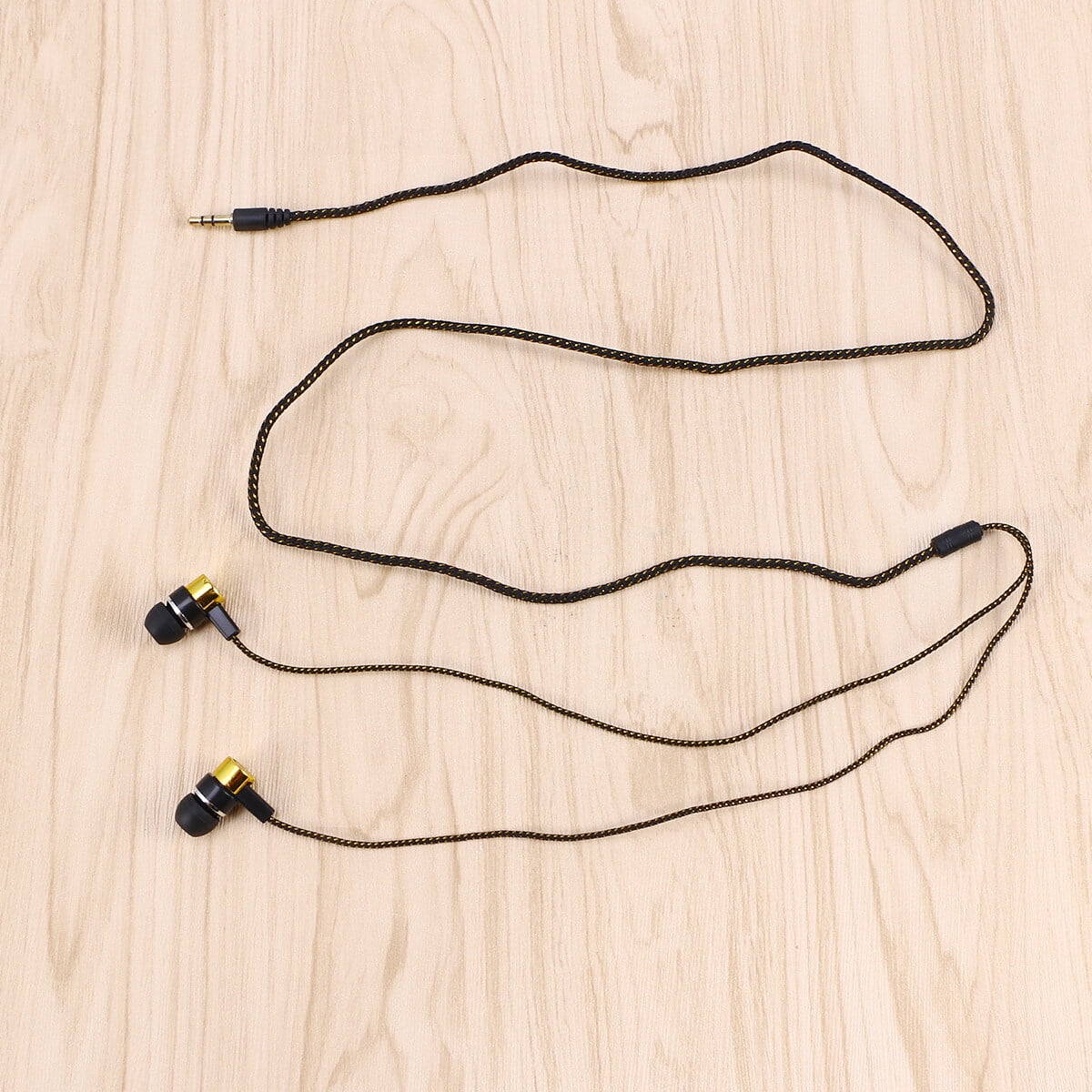 FONDOTIN Copper Metal Earphones in , 2-Pack Wired Headphones for Men and Women, Daily Use, Running, Comfortable Fit