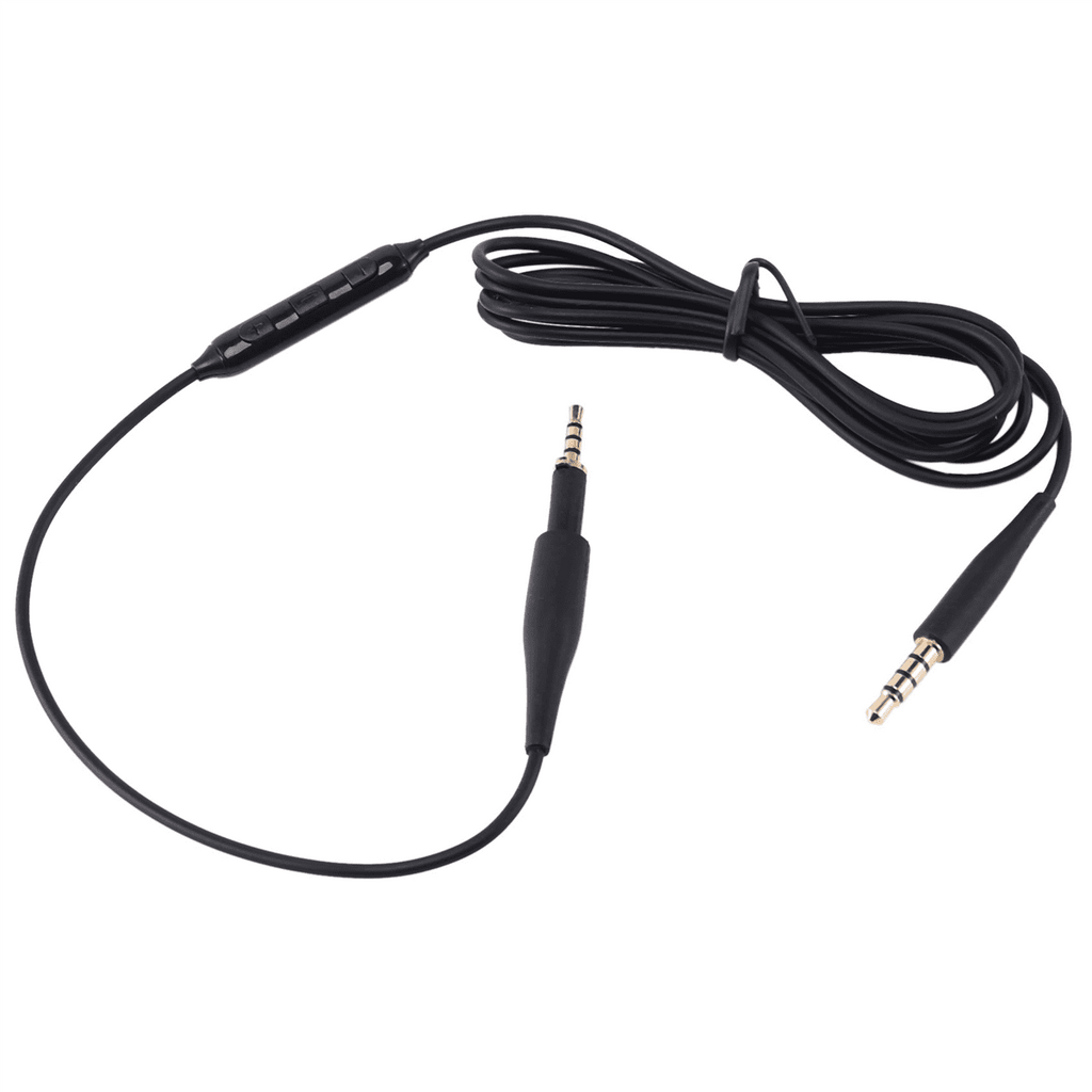 2X Cable Audio Cord with Mic Volume Control for K430 K450 K451 K452 Q460 K480 J55 J88 Headphones Black,2 x Replacement Cable Audio Cord,Black