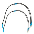 unbranded 2 Pcs Guitar Cable Mic Audio Line Headphone Splitter