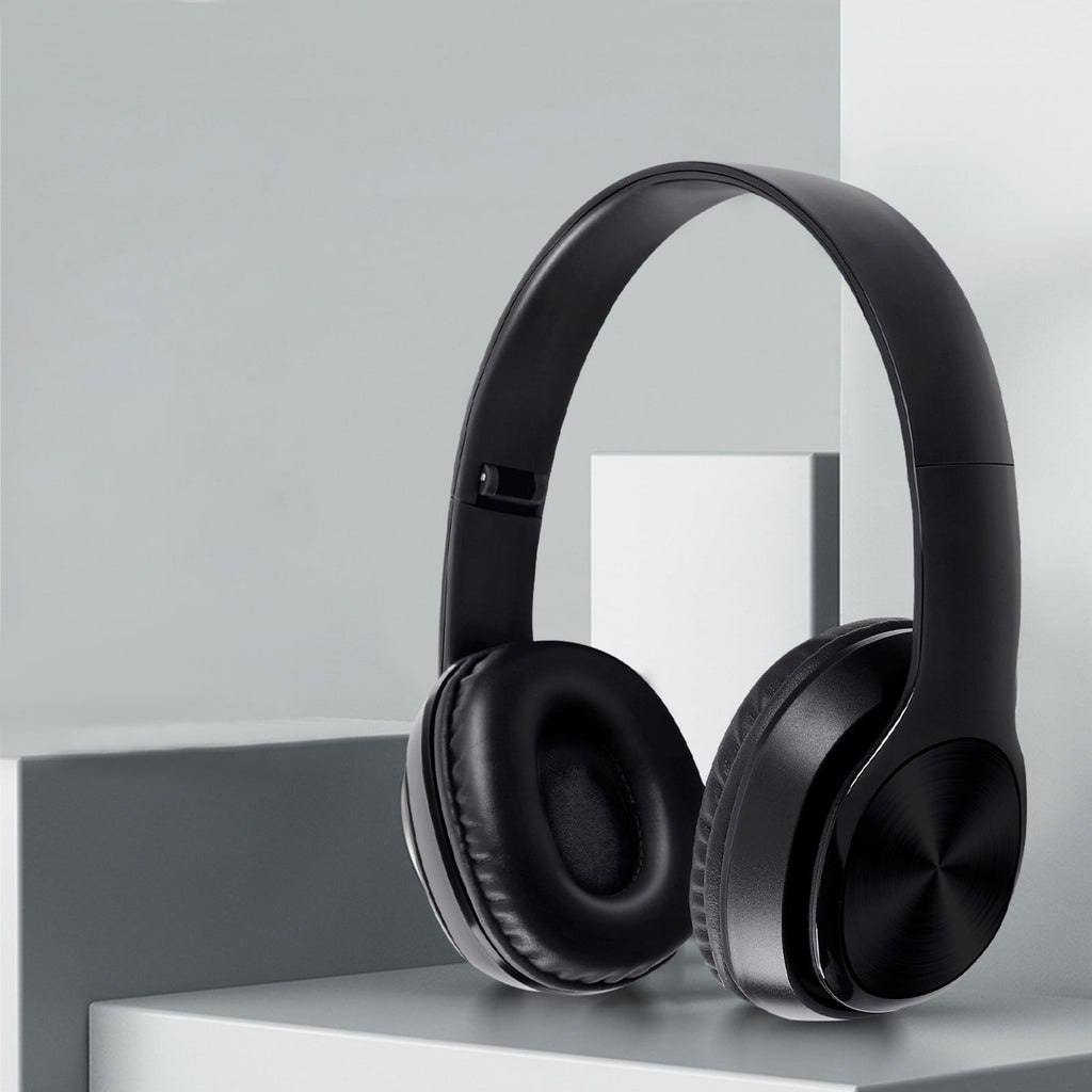 Over-Ear Wired Headphones with Microphone, Comfortable Foldable Design, Portable for Computer, Laptop, Smartphone