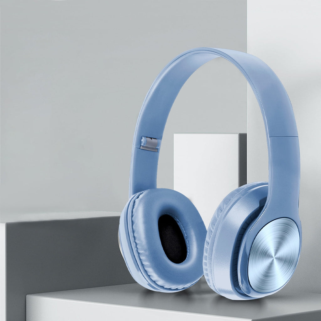 Over-Ear Wired Headphones with Microphone, Comfortable Foldable Design, Portable for Computer, Laptop, Smartphone