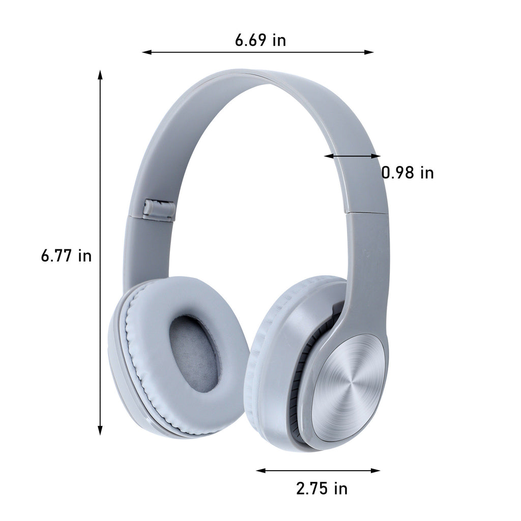 Over-Ear Wired Headphones with Microphone, Comfortable Foldable Design, Portable for Computer, Laptop, Smartphone