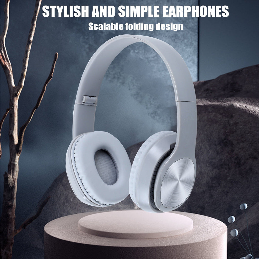 Over-Ear Wired Headphones with Microphone, Comfortable Foldable Design, Portable for Computer, Laptop, Smartphone