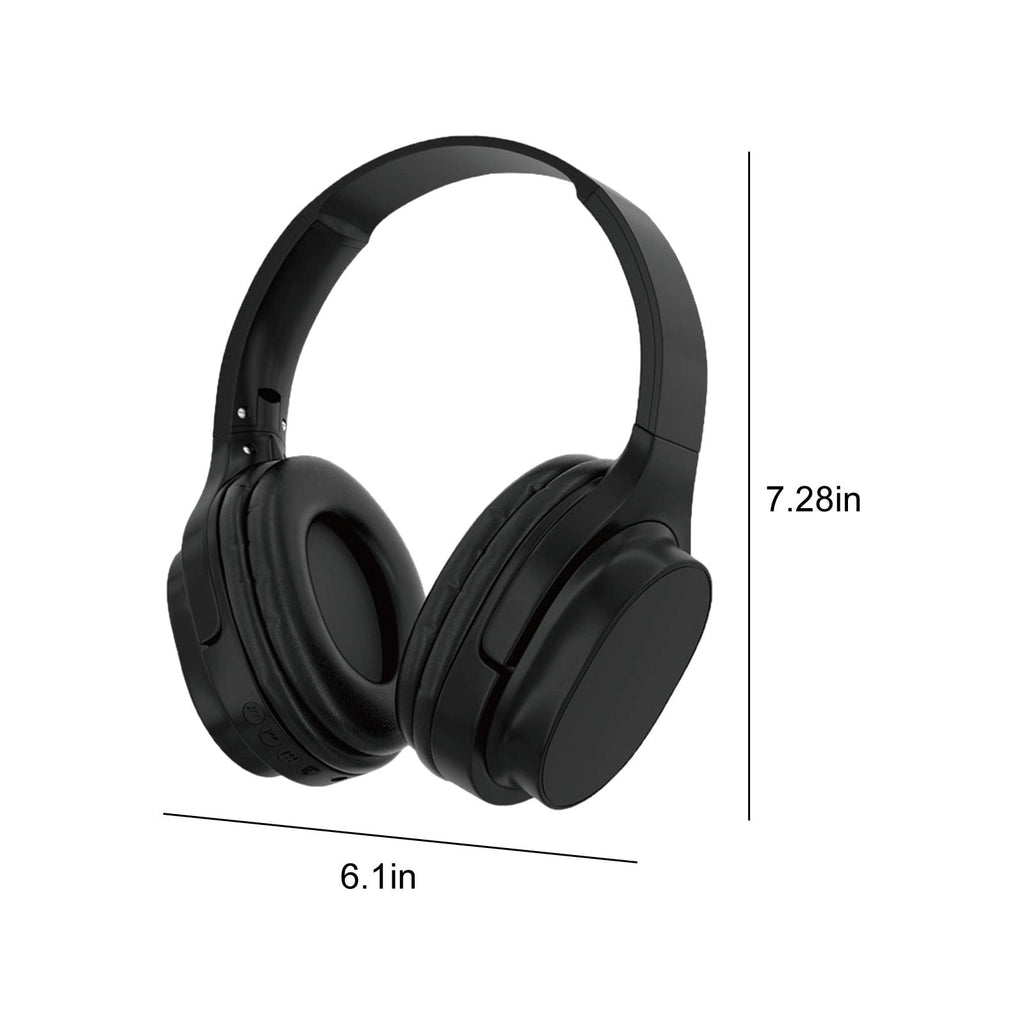 Wireless Headphones with Active Noise Cancellation, Over Ear Bluetooth 5.0 for Immersive Sound, Long Battery Life, Built-in Mic for Calls, Comfortable Design for Work, Travel, and Gaming