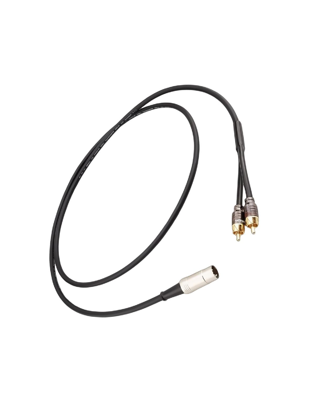 Upgrades DIN 5Pin Male to Dual RCA Male Audio Adapter Cable,High Fidelity Sound for Bang &amp; Olufsen Naim, Quad Stereo