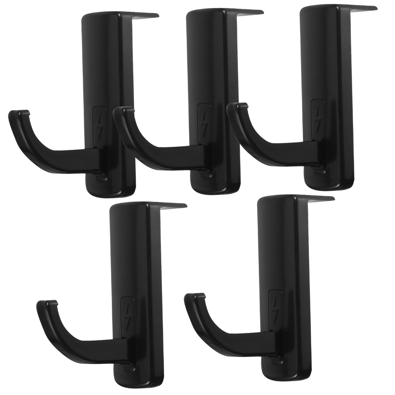 Set of 3 Headphone Hook Headset Protection Display Stand Office
