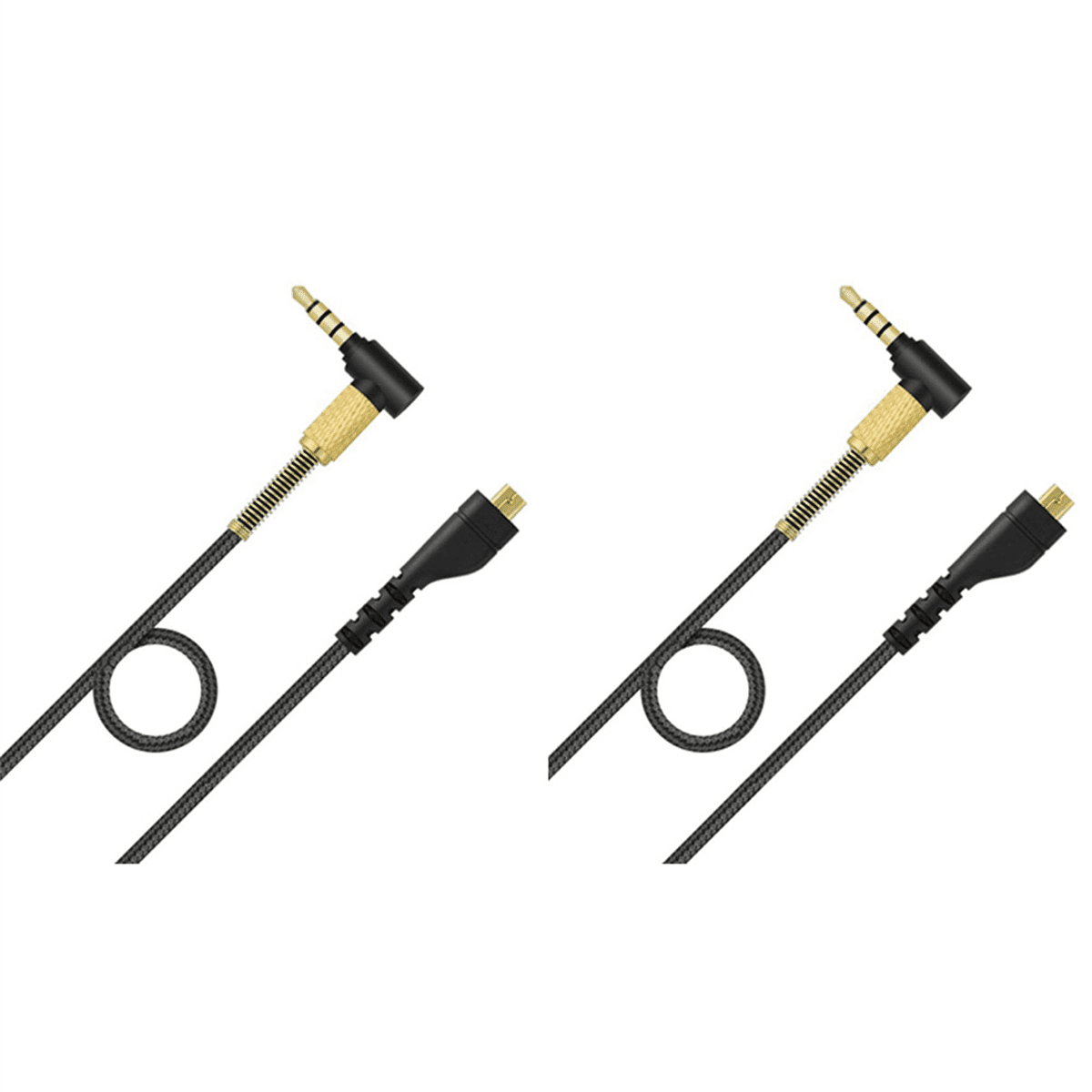 2X Replacement Audio Headset Cord for 5 3 Pro Wireless Gaming Headphones 4.9Ft Cable