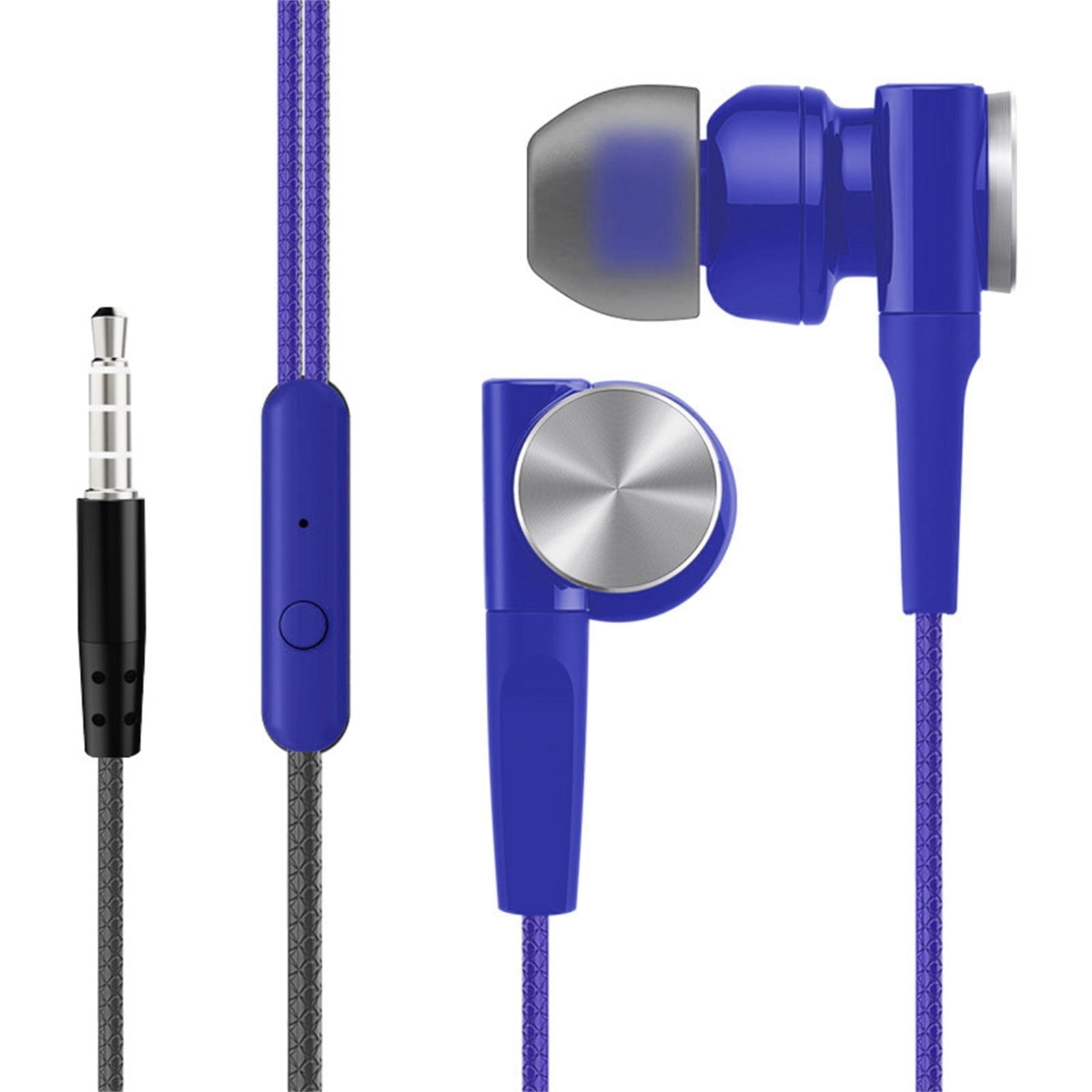 InEar Headphones With Mic 3.5mm Wired Headphones For And Android Smartphones Laptops Earbuds Wi C Port Earbuds Headphones 5 in One Pack Headset Microphone Foam Quiet Buds Voice Changing Headset