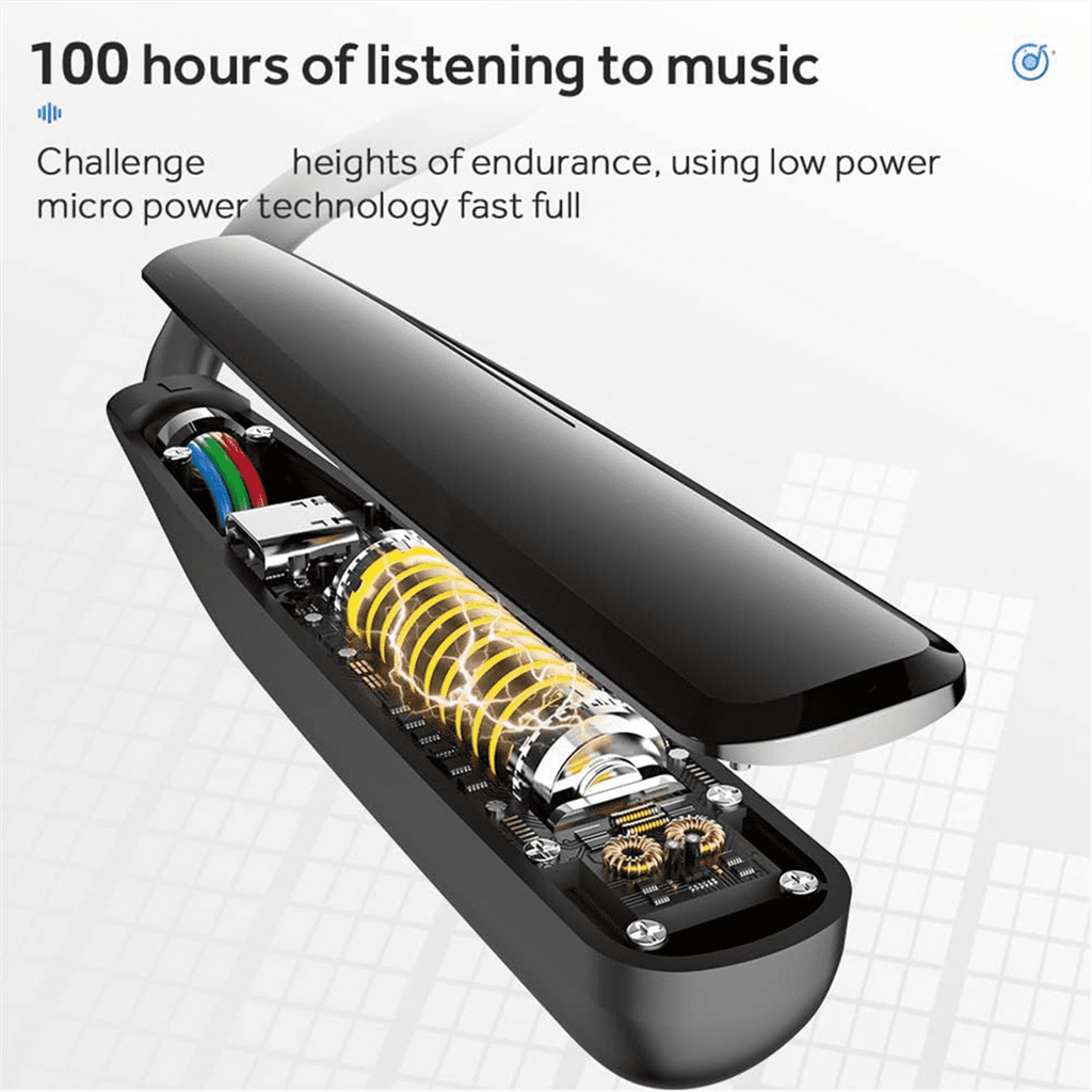 Wireless Neckband Earphones with Microphone in-Ear Sports Earphones