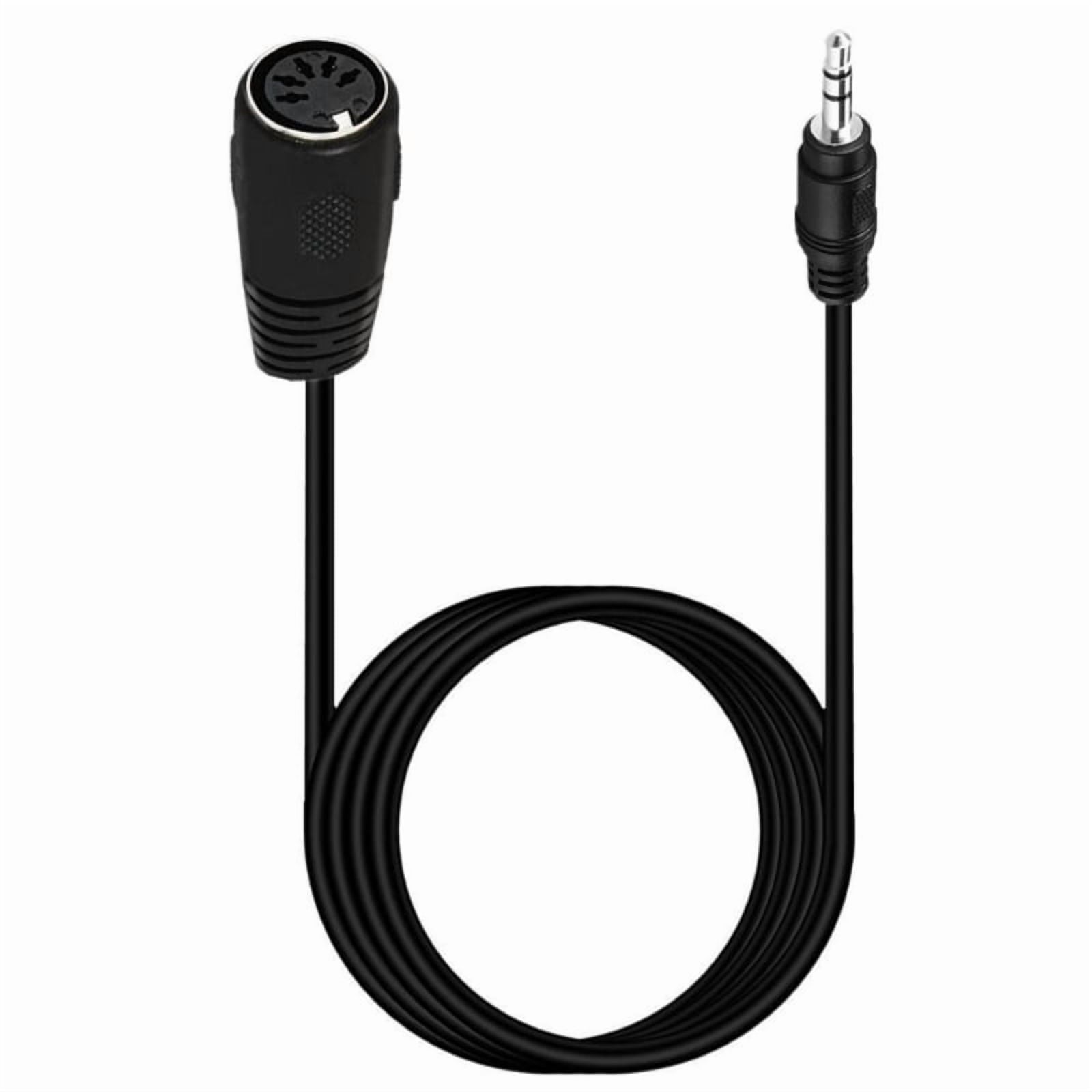 Professional 3.5mm Male to DIN 5 Pin Female Cable Sound Adapter Cable for Headphone Sound Card Equipment Accessories