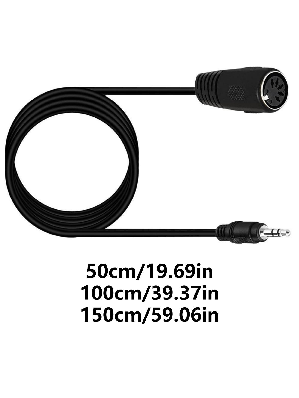 Professional 3.5mm Male to DIN 5 Pin Female Cable Sound Adapter Cable for Headphone Sound Card Equipment Accessories