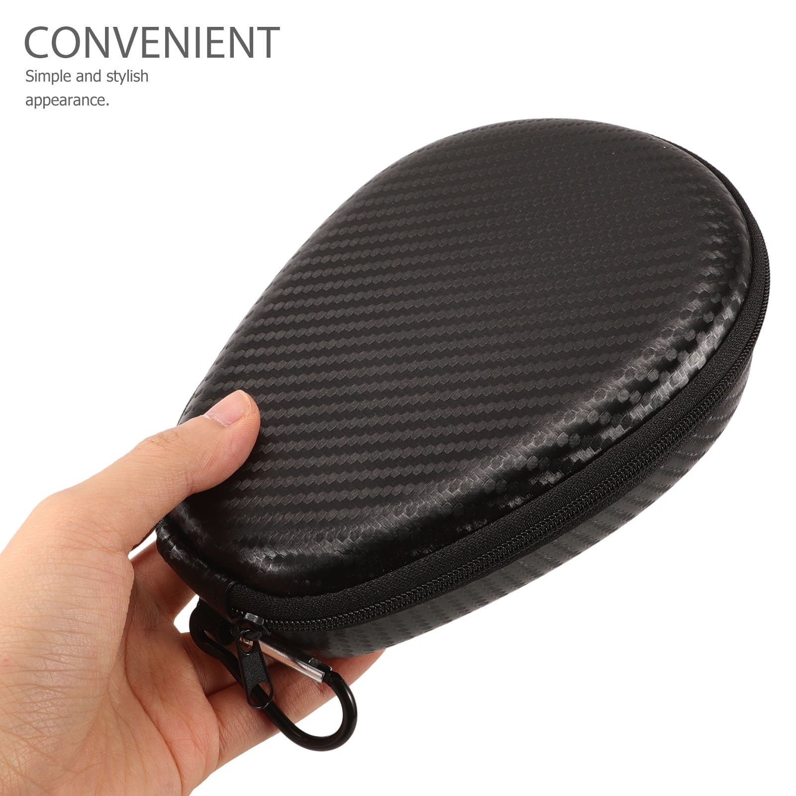 unbranded Plugs Hard Headphone Case Headphone Bag Travel 17.50X11.50X4.00CM