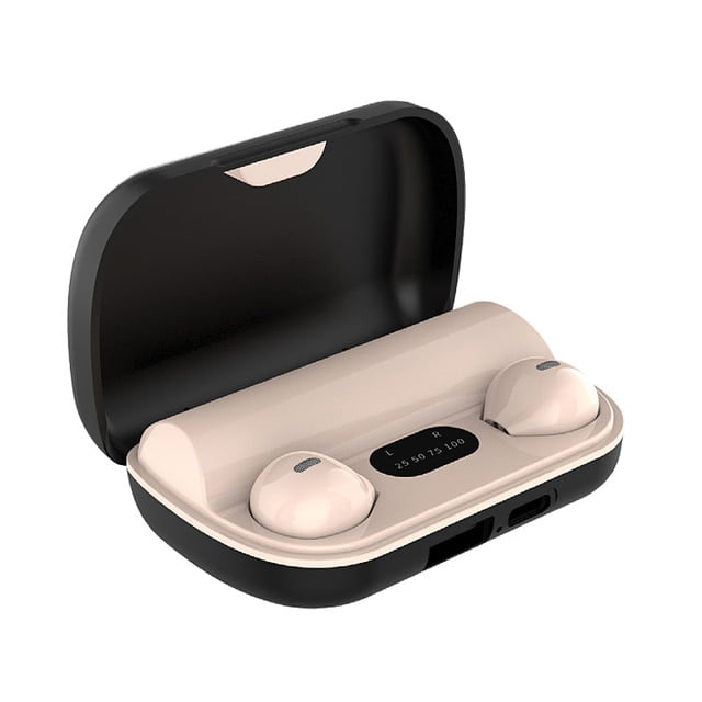 Invisible Earphones Bluetooth 5.2 Wireless Sleeping Earbuds Hidden Headphones Type C Mini Earpiece With Mic For Small Ears