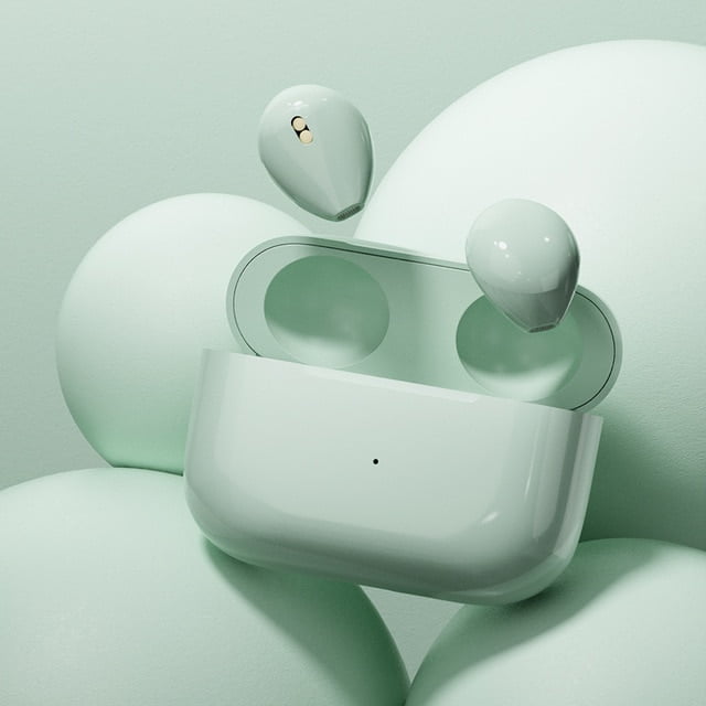 Invisible Earphones Bluetooth 5.2 Wireless Sleeping Earbuds Hidden Headphones Type C Mini Earpiece With Mic For Small Ears