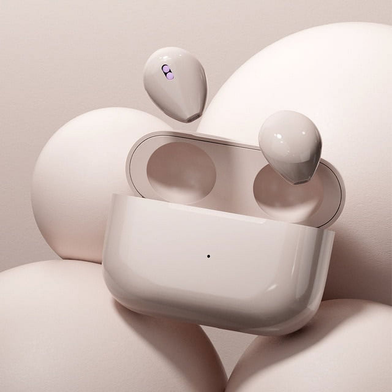 Invisible Earphones Bluetooth 5.2 Wireless Sleeping Earbuds Hidden Headphones Type C Mini Earpiece With Mic For Small Ears
