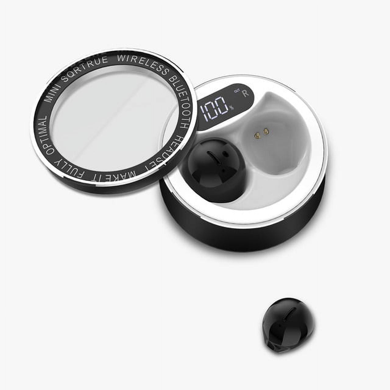 Invisible Earphones Bluetooth 5.2 Wireless Sleeping Earbuds Hidden Headphones Type C Mini Earpiece With Mic For Small Ears