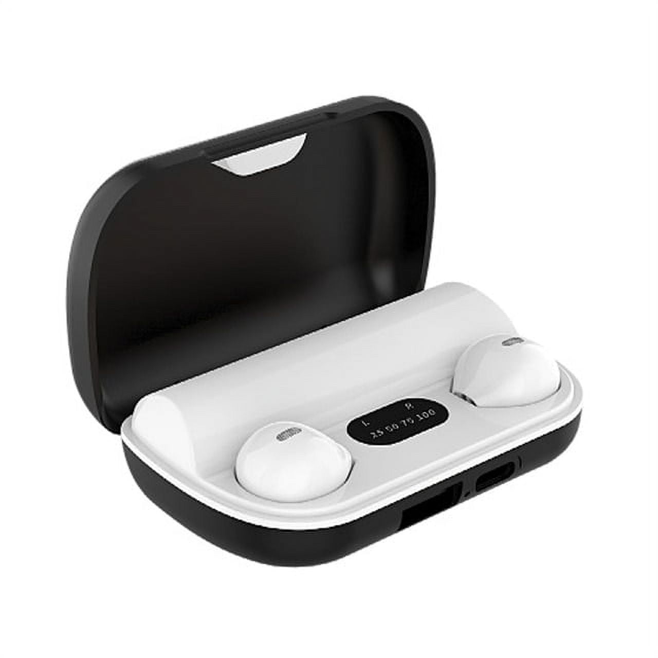Invisible Earphones Bluetooth 5.2 Wireless Sleeping Earbuds Hidden Headphones Type C Mini Earpiece With Mic For Small Ears