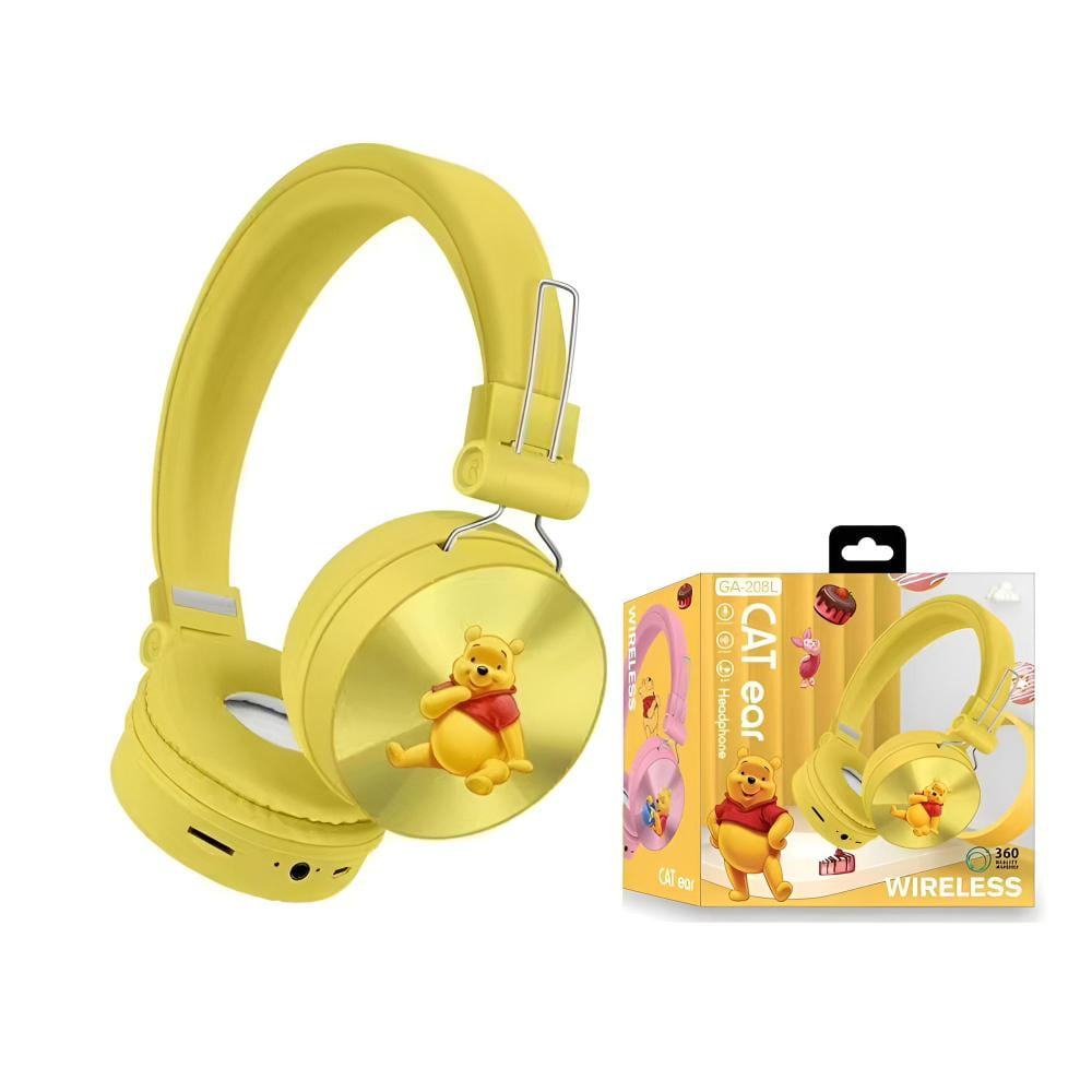 HELANHO Cute Cartoon Kuromi Wireless Bluetooth Headphones with Microphone - Stylish Stereo Earphones, Fashionable Gift for Teens &amp; Adults QQH63-2352